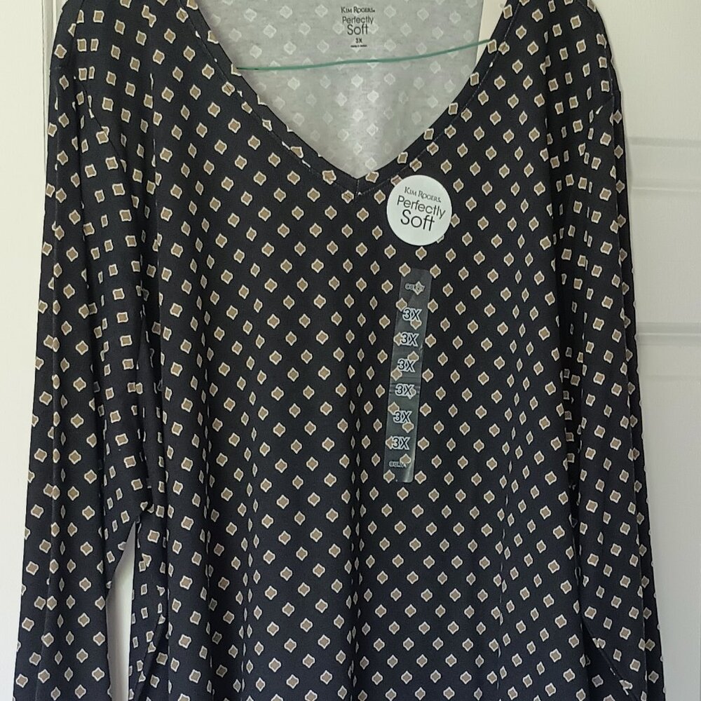 NWT 3x Kim Rogers Lightweight Top